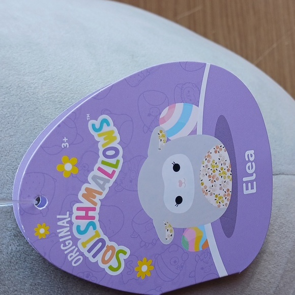 Elea the Lamb 14" squshmallow UltraSoft Easter Holiday Toy Plush NWT - Picture 7 of 9